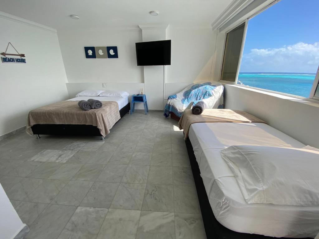 Apartamentos Con Playa Privada Y Vista Al Mar San Andres  Ngoại thất bức ảnh